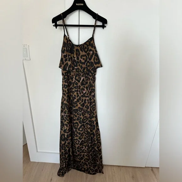 Leopard animal print maxi dress - Picture 3 of 4